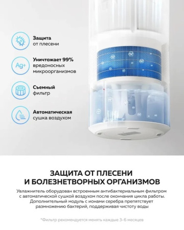 Xiaomi Smart Evaporative Humidifier EU CJSJSQ02XYUE (BHR8532EU)