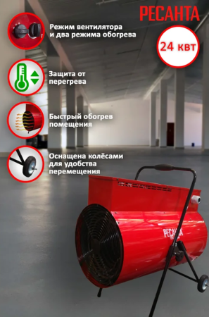 Ресанта ТЭП-24000К (круглая)